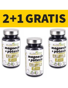 Magnesio + Potasio Pinisan | Pack 2+1 Gratis | 60 Comprimidos