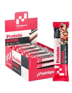 Protein Boom Strawberry Cheesecake NutriSport | 24 Barritas