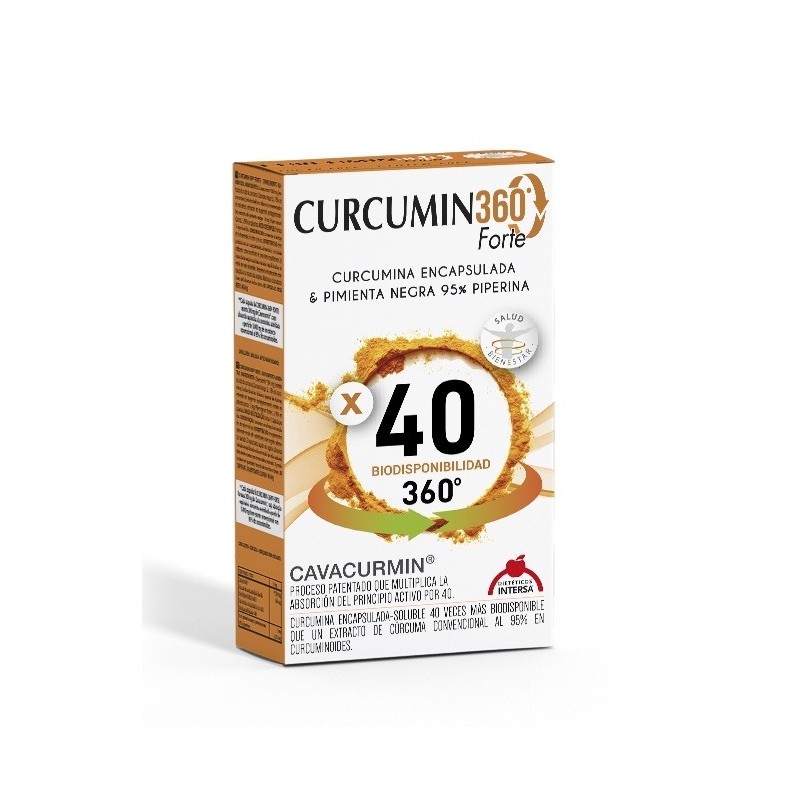 Curcumin 360 Forte | Intersa | 60 Cápsulas | Vitasanis