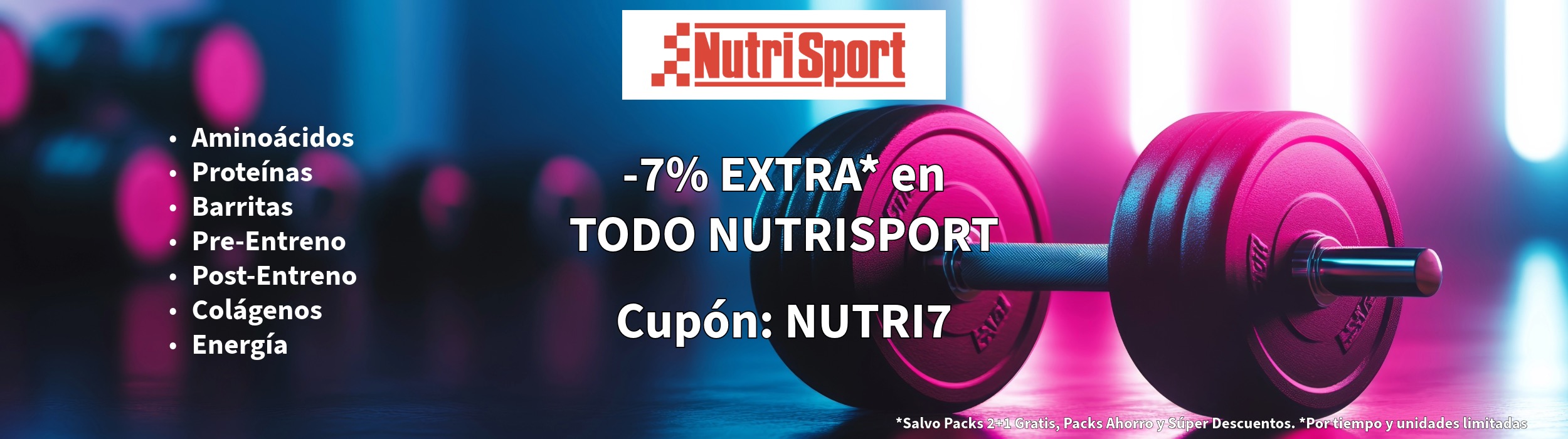 NutriSport | Descuento | Nutrición Deportiva