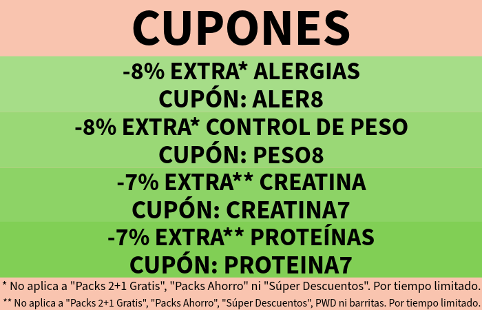 Cupones Productos Naturales | Herbolario Online