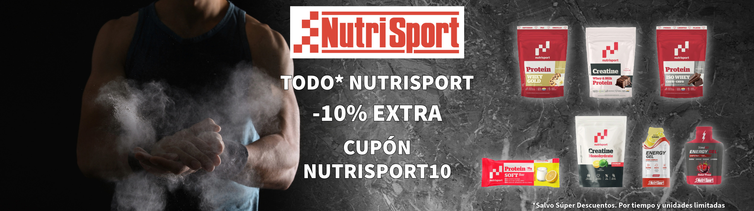 Cup&oacute;n Descuento NutriSport | Barritas Prote&iacute;na | Creatina